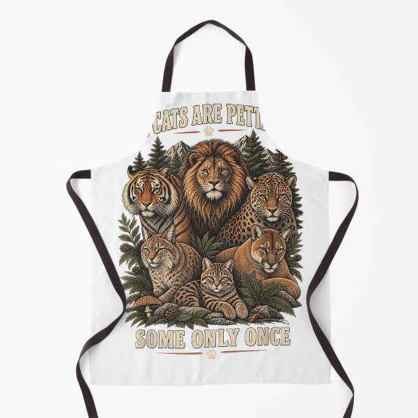 Item preview, Big Cats Are Pettable Funny Wildlife Graphic Tee designed and sold by otaku.edwardj.