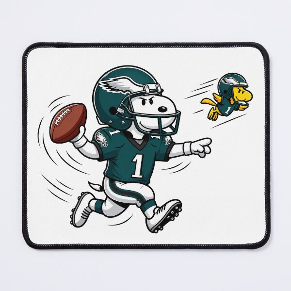 Item preview, Snoopy & Woodstock Philadelphia Eagles Football Retro F108 designed and sold by GLUVY-THEME.