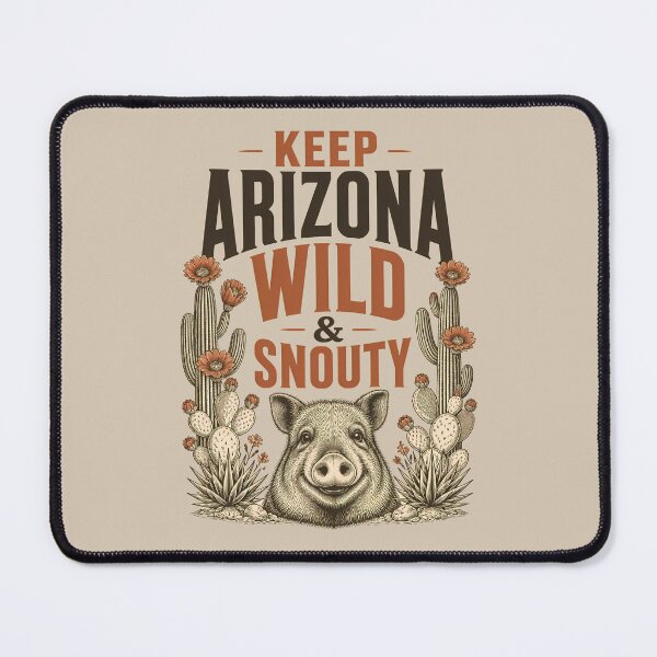 Item preview, Keep Arizona Wild & Snotty – Funny Javelina Vintage Southwest designed and sold by Art-Arcade6.