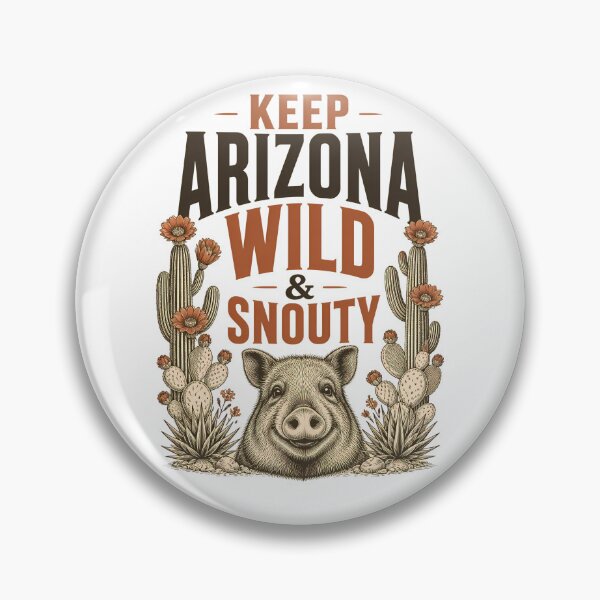 Item preview, Keep Arizona Wild & Snotty – Funny Javelina Vintage Southwest designed and sold by Art-Arcade6.