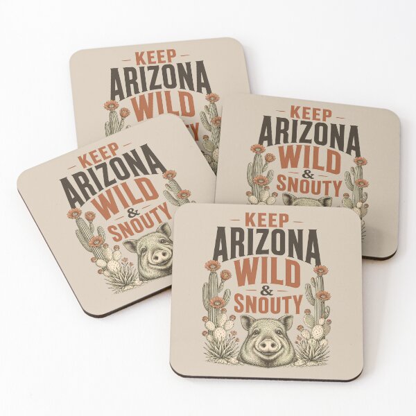 Item preview, Keep Arizona Wild & Snotty – Funny Javelina Vintage Southwest designed and sold by Art-Arcade6.