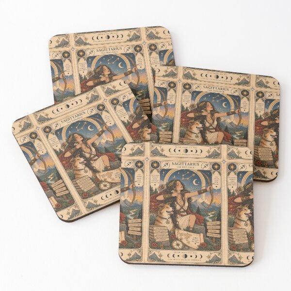 Item preview, Sagittarius Tarot Card – The Explorer | Vintage Zodiac Astrology Art designed and sold by Moon & Sun Tarot.