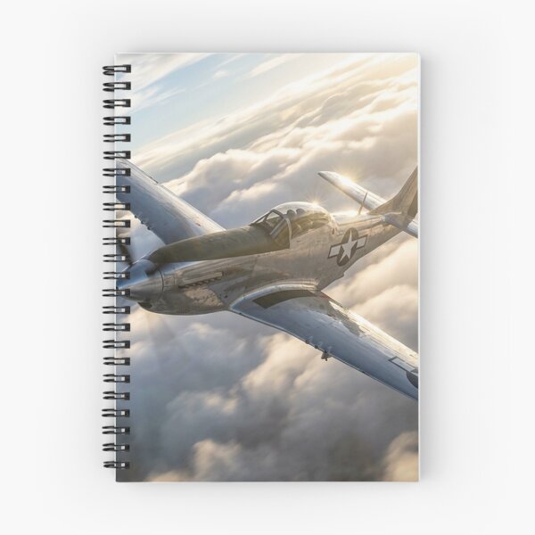 Item preview, P-51 Mustang High Altitude Sunburst Illustration designed and sold by Airpower Art.