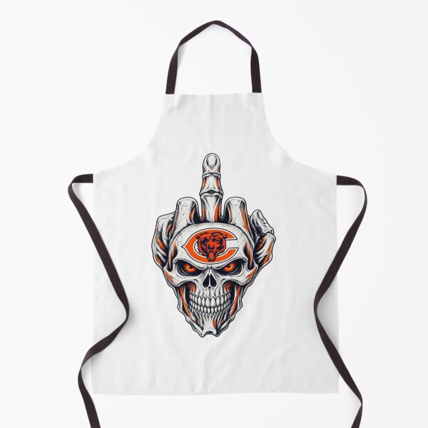 Item preview, Chicago Bears Distressed Skull Middle Finger designed and sold by BSmithApparel.