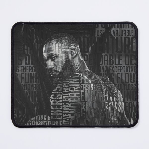 Item preview, LeBron James King Typography Basketball Graphic Poster designed and sold by Shopunte.