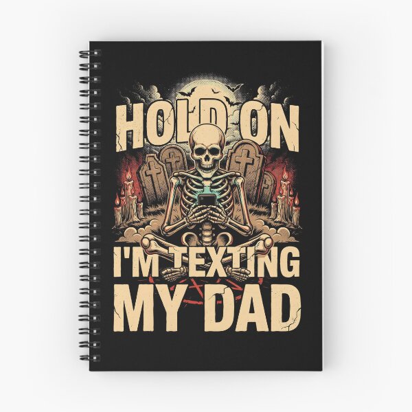 Item preview, Hold On I’m Texting My Dad Halloween Dark Humor designed and sold by Redgiant87x.