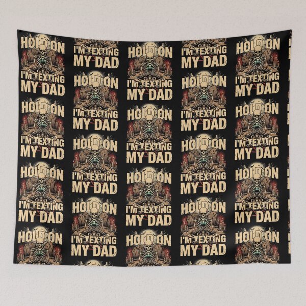 Item preview, Hold On I’m Texting My Dad Halloween Dark Humor designed and sold by Redgiant87x.