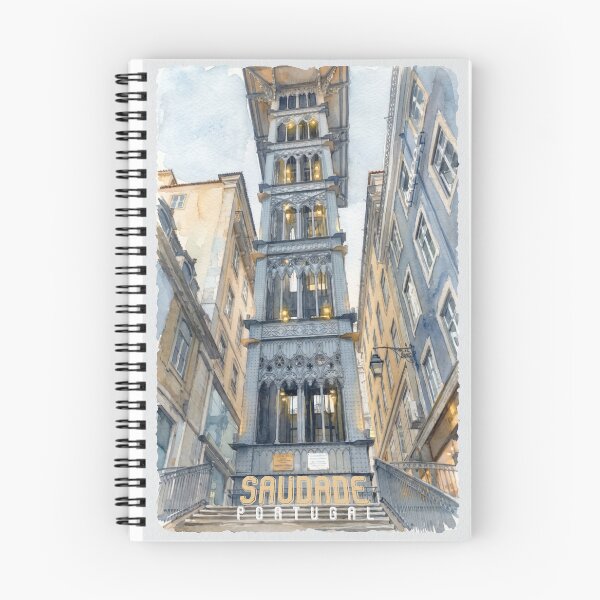 Item preview, Saudade Portugal – Aesthetic Watercolor Travel Design designed and sold by HappyLuckyJoy.