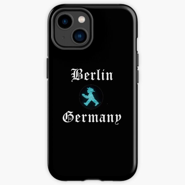 Berlin Germany Green Walking Man Crosswalk Light iPhone Tough Case