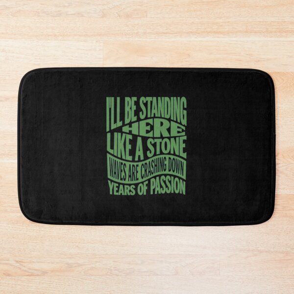 Item preview, Standings Like a Stones Quotes Warped Green  designed and sold by Oluwa290Arts.