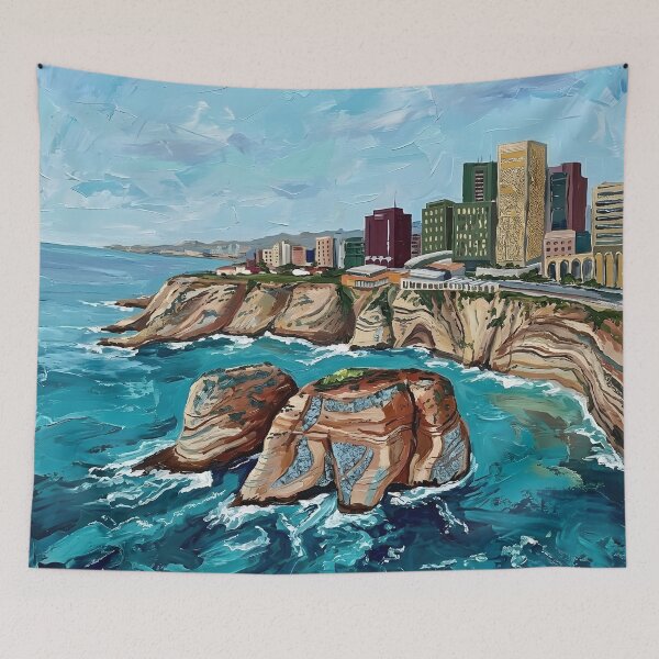 Item preview, Beirut  Acrylic Travel Print Lebanon  designed and sold by POSTERIOCREW.