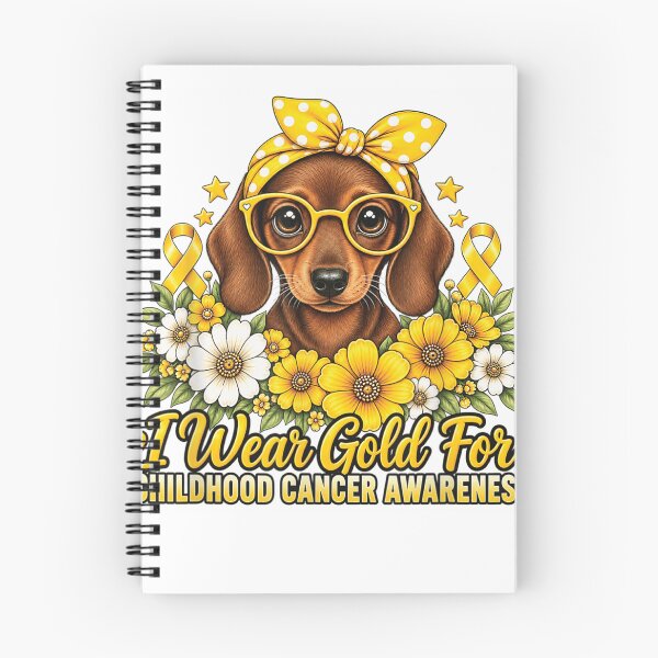 Item preview, childhood cancer awareness golden dog with yellow ribbons designed and sold by otaku.edwardj.