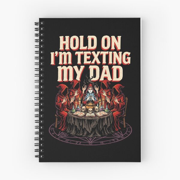 Item preview, Hold On I’m Texting My Dad Occult Humor Halloween designed and sold by Redgiant87x.