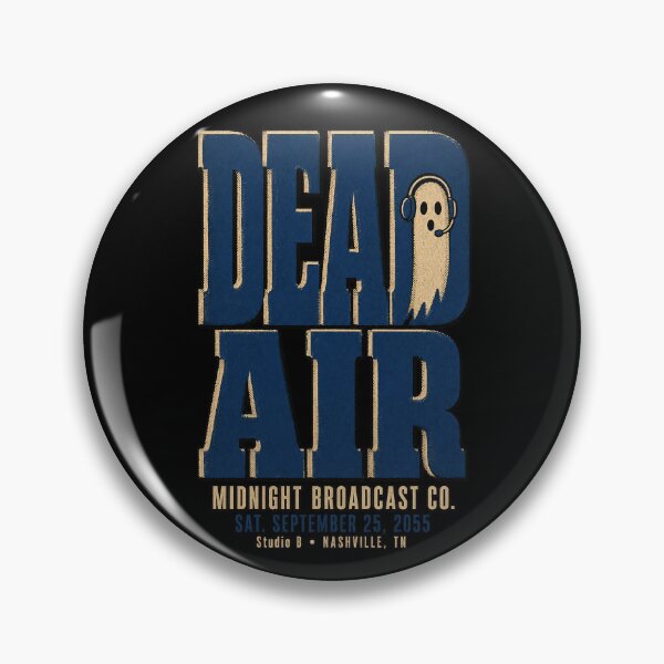 Item preview, Dead Air Ghost Radio Vintage Poster designed and sold by NuretroStudio.
