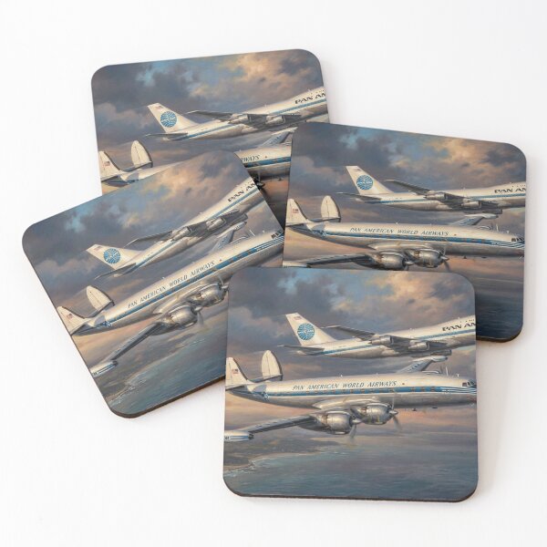 Item preview, Pan Am Constellation And 747 Illustration designed and sold by Airpower Art.