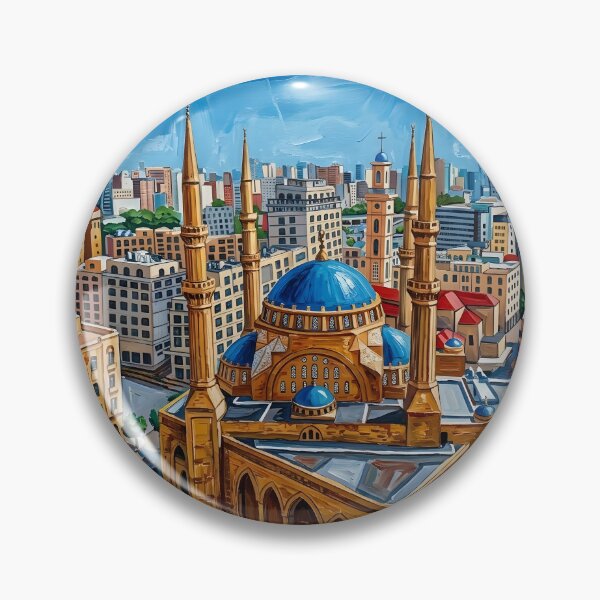 Artikelvorschau, Beirut, Acryl-Reisedruck Libanon entworfen und verkauft von POSTERIOCREW.