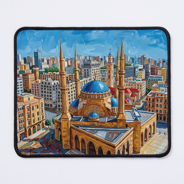 Artikelvorschau, Beirut, Acryl-Reisedruck Libanon entworfen und verkauft von POSTERIOCREW.