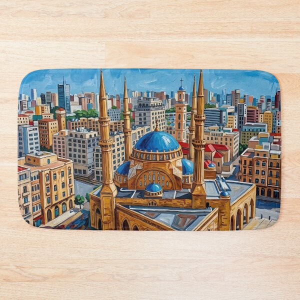 Artikelvorschau, Beirut, Acryl-Reisedruck Libanon entworfen und verkauft von POSTERIOCREW.
