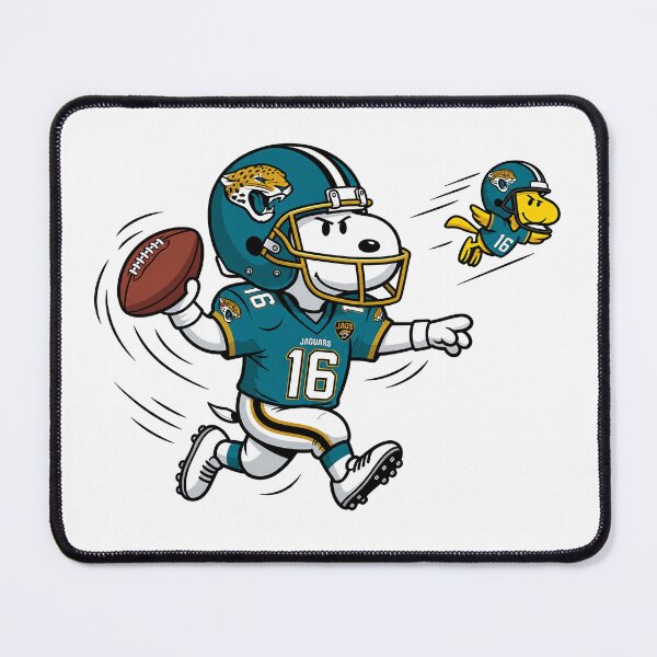 Item preview, Snoopy & Woodstock Jacksonville Jaguars Football Retro F112 designed and sold by GLUVY-THEME.
