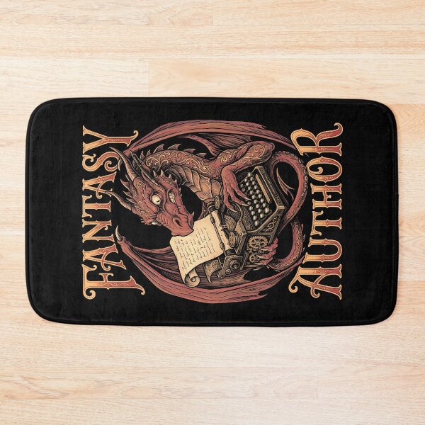 Item preview, Fantasy Author Funny Book Dragon Writer Novelist Typewriter designed and sold by GrandeDuc.