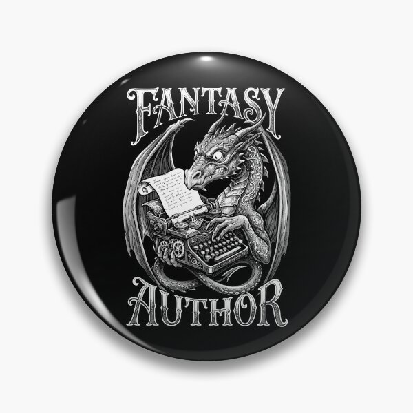Item preview, Fantasy Author Funny Book Dragon Writer Novelist Typewriter designed and sold by GrandeDuc.