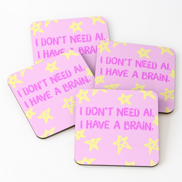 Item preview, I don't need AI. I have a brain. designed and sold by MMysteryArtist.