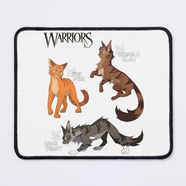 Item preview, Firestar, Brambleclaw, And Hawkfrost Warrior Cats Sunset Illustration | Limited Edition designed and sold by tlcgiftcenter.