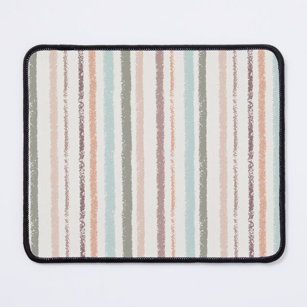 Item preview, Textured Vertical Stripes - Light Seafoam Sage Green and Terracotta designed and sold by AlliJay Designs.