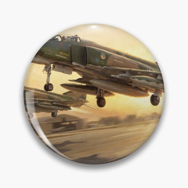 Item preview, F-4 Phantom Camouflage Takeoff Illustration designed and sold by Airpower Art.