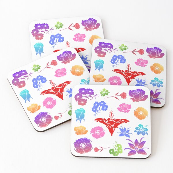 Item preview, Gradient Flowers Pattern designed and sold by zaoroo shop.
