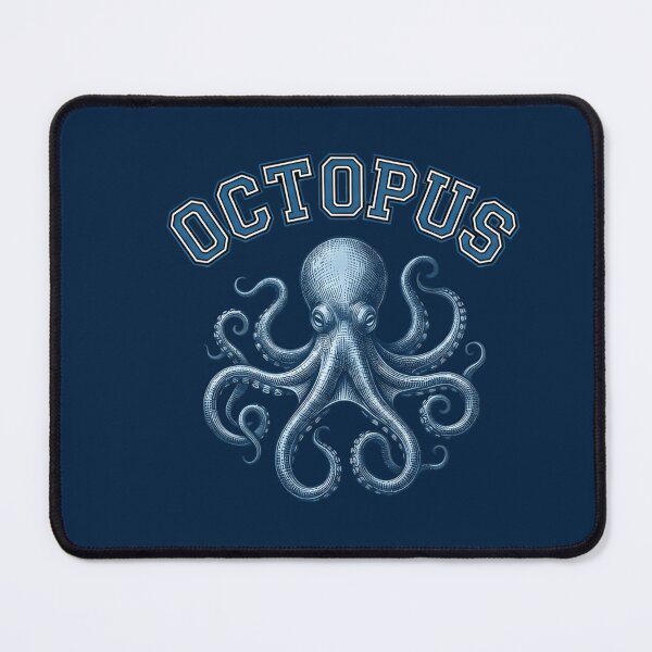 Item preview, Vintage Octopus Illustration T‑Shirt & Sticker – Nautical Marine Animal Design designed and sold by ZyxDes.
