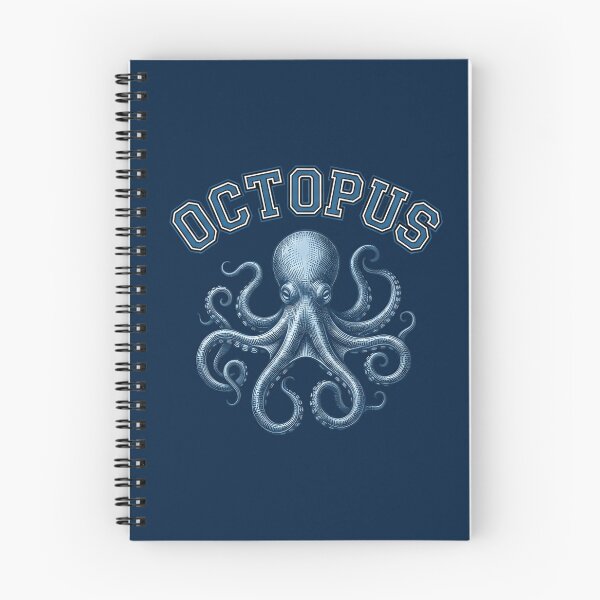 Item preview, Vintage Octopus Illustration T‑Shirt & Sticker – Nautical Marine Animal Design designed and sold by ZyxDes.