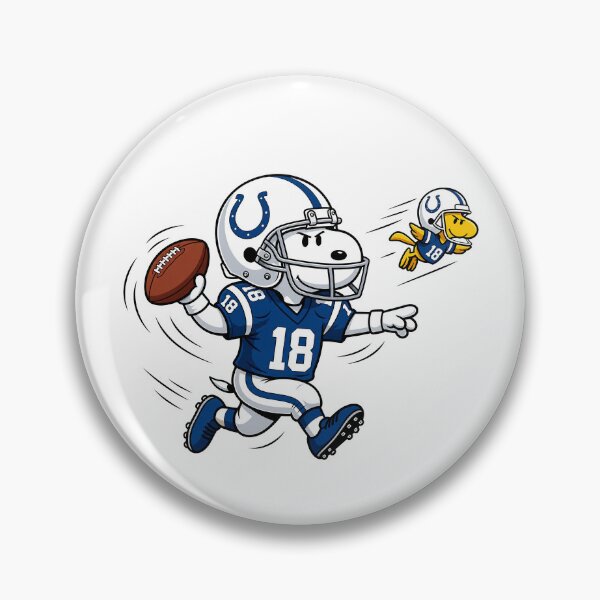 Item preview, Snoopy & Woodstock Indianapolis Colts Football Retro F113 designed and sold by GLUVY-THEME.