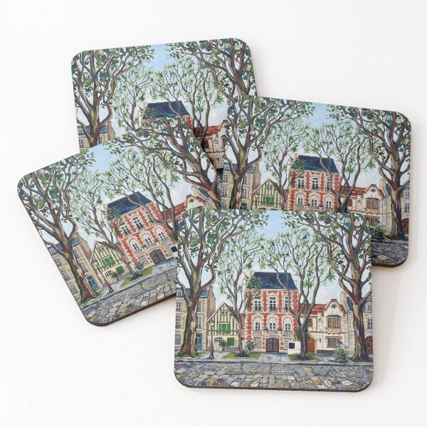 Item preview, Belgrano  Acrylic Travel Print Buenos Aires designed and sold by POSTERIOCREW.