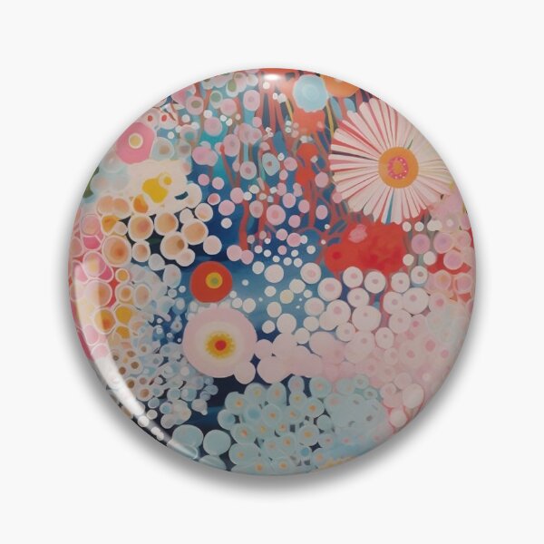 Item preview, Yayoi Kusama PInk Flower Blush designed and sold by randyknudsen.