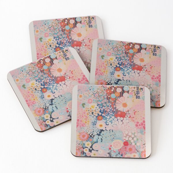 Item preview, Yayoi Kusama PInk Flower Blush designed and sold by randyknudsen.