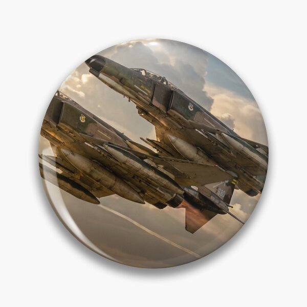 Artikelvorschau, Illustration der F-4 Phantom-Formation mit Nachbrenner entworfen und verkauft von Airpower Art.
