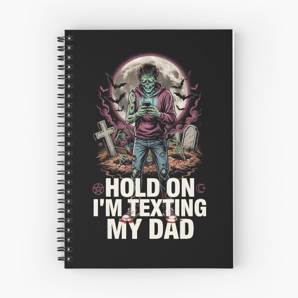 Item preview, Hold On I’m Texting My Dad Dark Humor Sarcasm designed and sold by Redgiant87x.