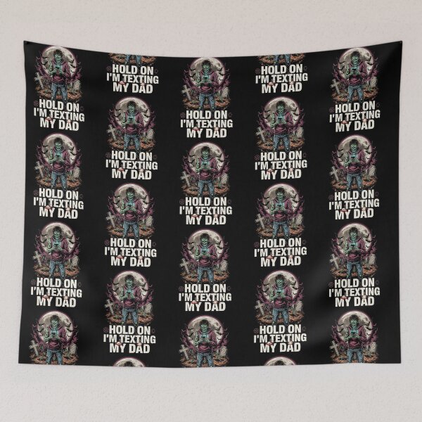 Item preview, Hold On I’m Texting My Dad Dark Humor Sarcasm designed and sold by Redgiant87x.