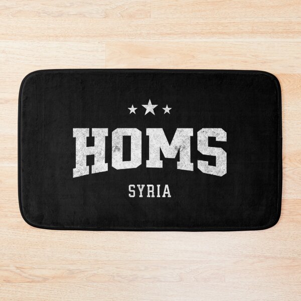 Item preview, Homs Syria Vintage Varsity Distressed Retro College Travel Design designed and sold by NiceTeeClub.