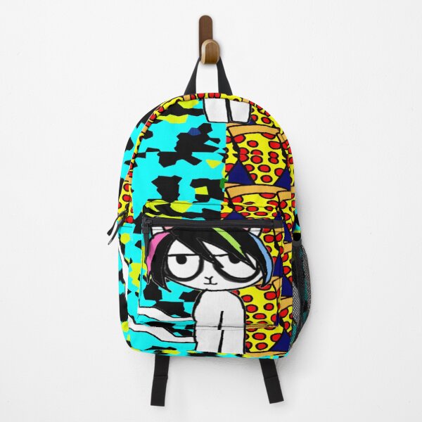 Item preview, Awesome Emo Kitty With Pizza  designed and sold by Rainbowland123.