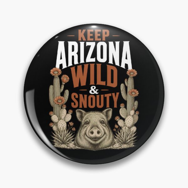 Item preview, Keep Arizona Wild & Snotty – Funny Javelina Vintage Southwest designed and sold by Art-Arcade6.