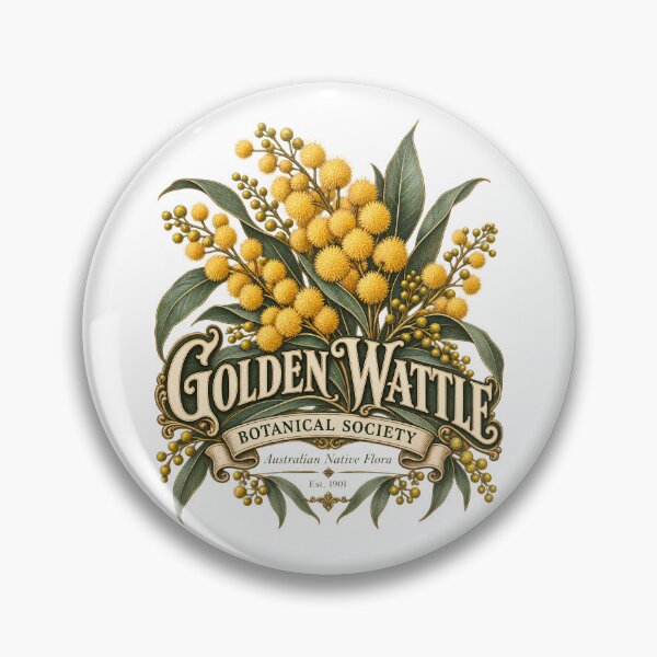 Item preview, Vintage Golden Wattle Botanical illustration  designed and sold by Mere & Co.