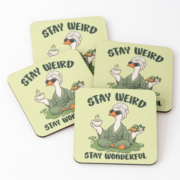 Item preview, Stay Weird Stay Wonderful Duck Spa Day designed and sold by littlepiptales.