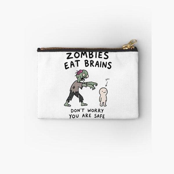 Item preview, Zombies Eat Brains Funny Halloween designed and sold by MonkiFlipp.