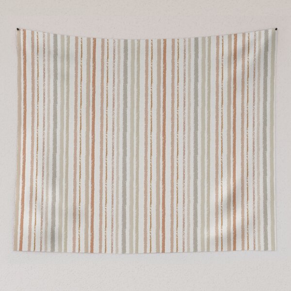 Item preview, Textured Vertical Stripes - Light Sage Green and Light Terracotta designed and sold by AlliJay Designs.