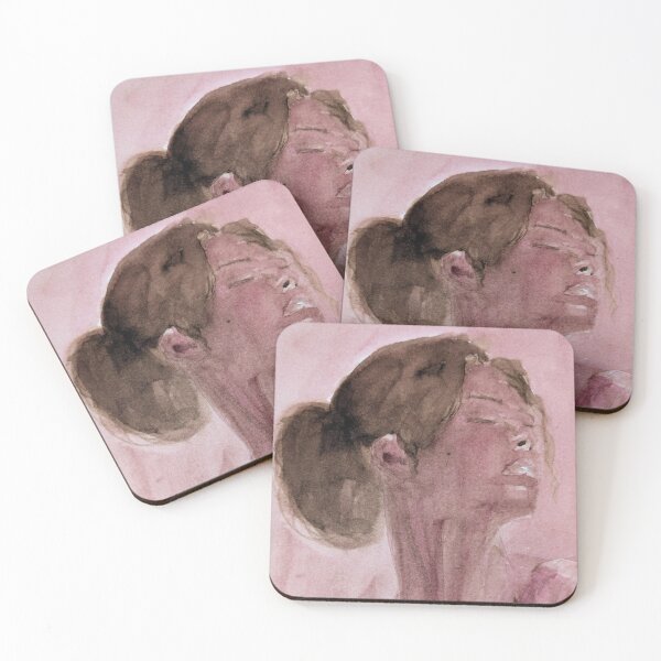Item preview, Portrait in Pink, Woman, Watercolor designed and sold by tevahart.
