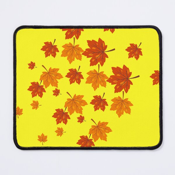 Item preview, Falling Autumn Maple Leaves Pattern designed and sold by SolutionsArt.