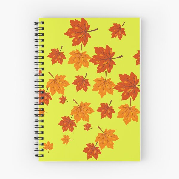 Item preview, Falling Autumn Maple Leaves Pattern designed and sold by SolutionsArt.