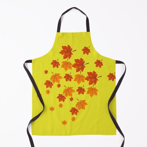 Item preview, Falling Autumn Maple Leaves Pattern designed and sold by SolutionsArt.